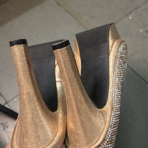 Partywear Heels Gold and silver