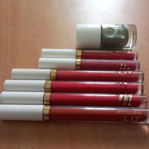 Combo Myglamm Liquid Lipstick With Nail paint