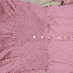 Pink Georgette Top....