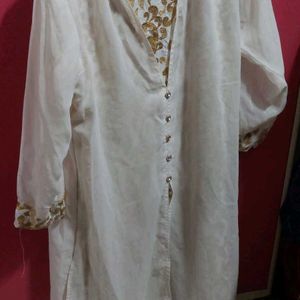 White Jacket Kurti Of XXL Size