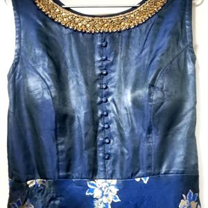 Ethnic Blue Gown