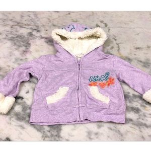 Soft Woolen Hoodie  Zipper For girl's