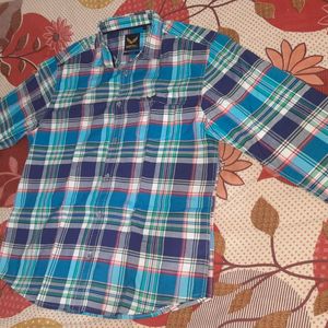 Transformed Multi-Colored Shirt: From L to M