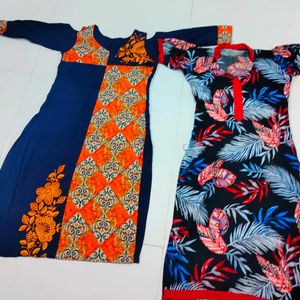 Simple Women Kurti Pack Of 2