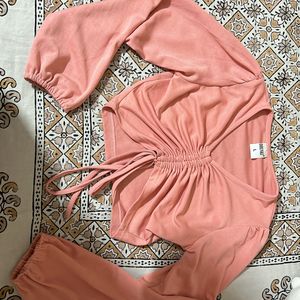 Peach knot top💗