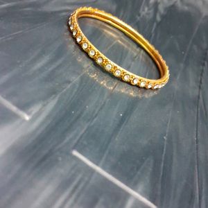 Gold Crystal Bangle Jewellery