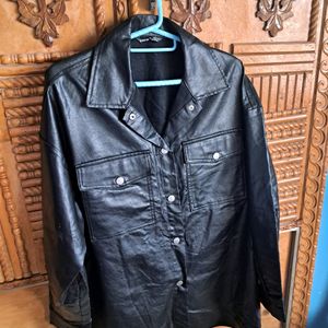 Shein PU Leather Jacket