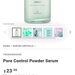 Pore Control Serum ~ The SKIN HOUSE