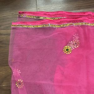 Pink Patiala Suit With Dupatta