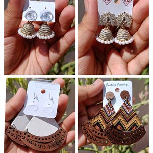 Combo 3 Earrings Jhumka