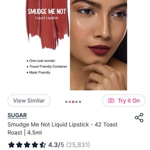 Sugar Smudge Me Not Liquid Lipstick