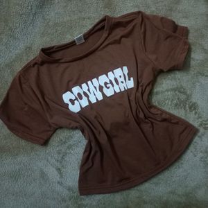 Cowgirl Brown Pintresty Top