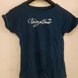 Navy Blue Tshirt For Women