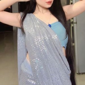 Ready To Wear Sequin Saree