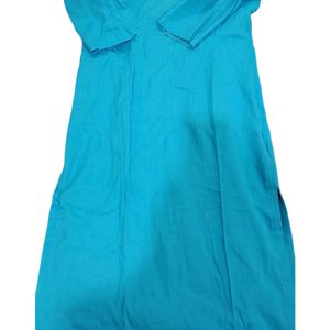 Women Kurta Sky Blue