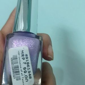 Lavender Glitter Nailpolish