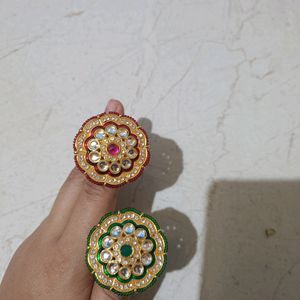 Wedding/Party Ring Combo Of 2