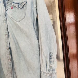 Levi’s   Shirt  Dress In Denim