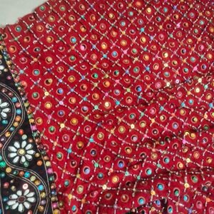 Gujrati Ethnic Skirt With Heavy Embroidery