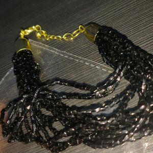 Black Beads Bracelet