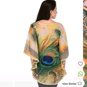 Peacock Feather Kaftan