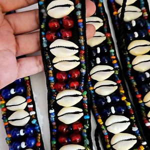 One Glass Bead Bracelet And Necklace