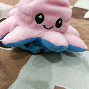 Reversable Pink And Blue Octopus