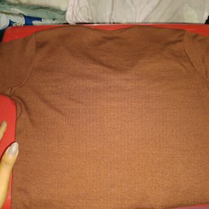 Brown Crop Top