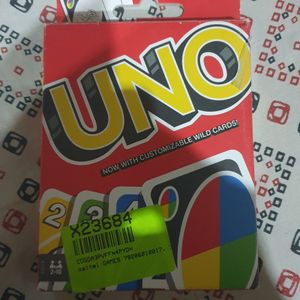 Uno Original Metallic Cards New