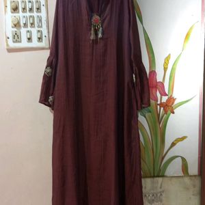 Rust Colour One Piece For Girls And Ladies