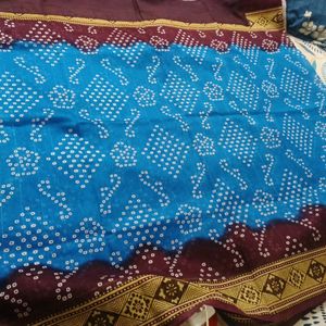 Chunri Print Cotton Saree