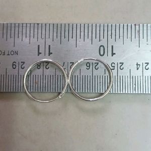 Pure Silver Hoop