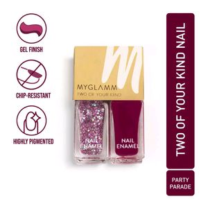 😱Myglamm Duo Nail Enamel💜