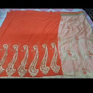 Double Colour Saree