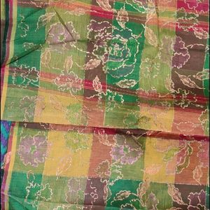 Multicolor Cotton Saree