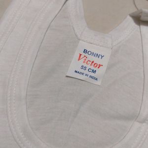 Boys Vest White Colour