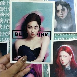 Black Pink Photo Cards 🖤💗