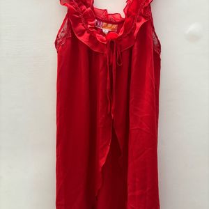 Red Cute Maxi Top