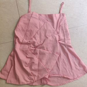 Pink Sleeveless Top