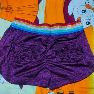 Women's Rainbow Colour Shorts