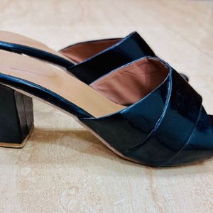 Open Toe Block Heels