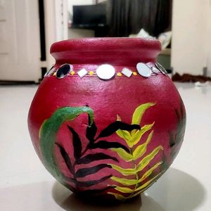 Handmade Self Painted Pot