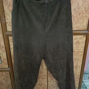 Suede Pants