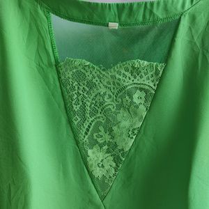 Preloved|Unique Design|Green Top wear