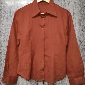 New Shirt Coral Colour For Womens Clothing