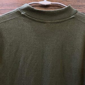 Bare Green High Neck Tshirt