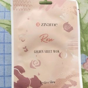 Zivame Sheet Mask Rose Saffron & Retinol Pack Of 3