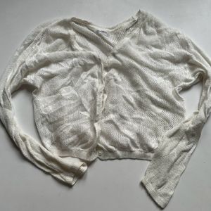 White Heart Cardigan