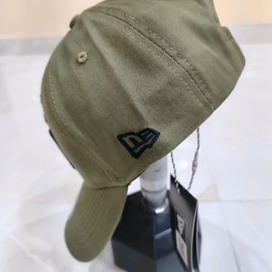 New Era Men Olive Green Cap