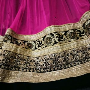 Beautiful Designed Rose Pink Colour Lehnga Set